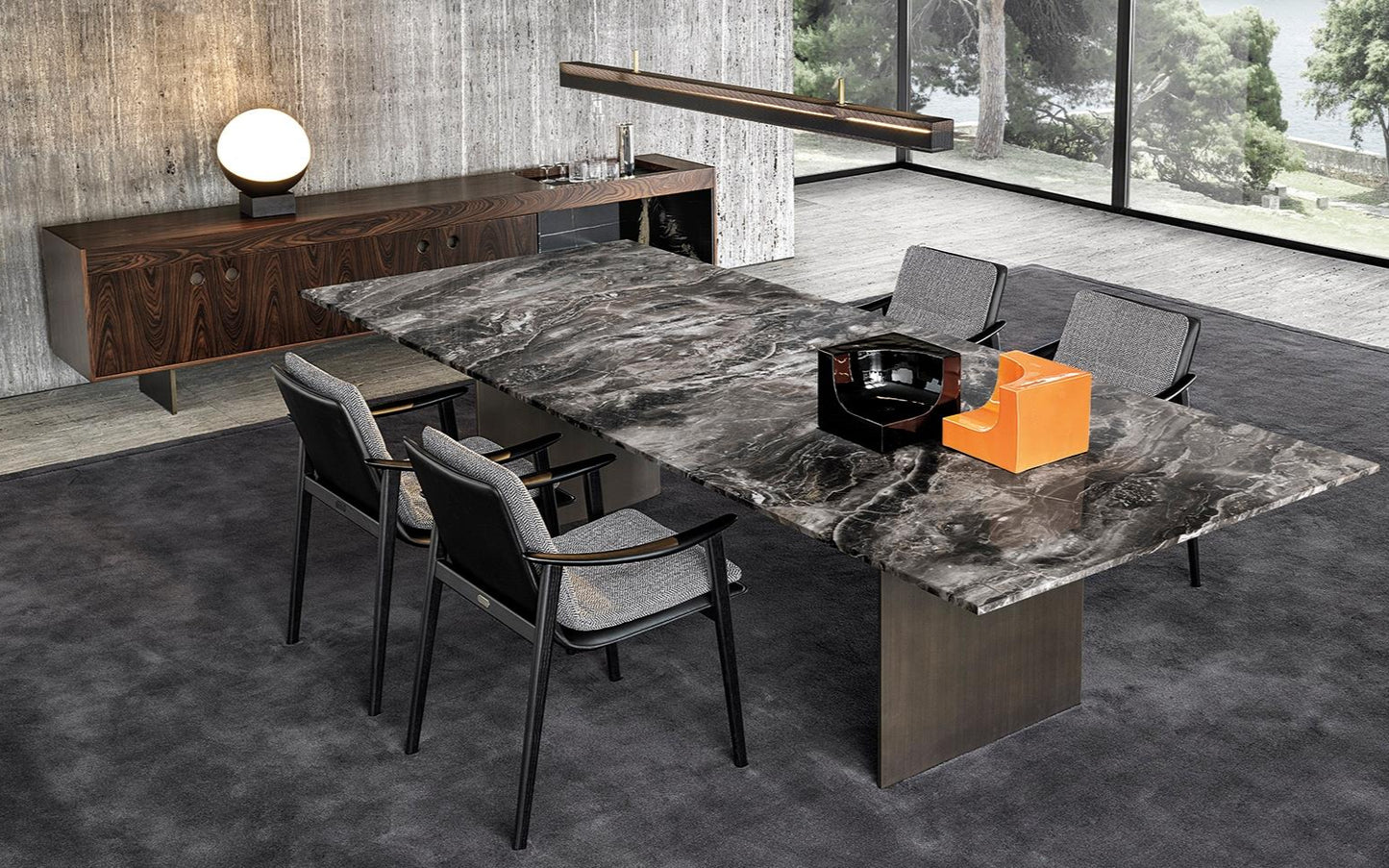 Marble dining table