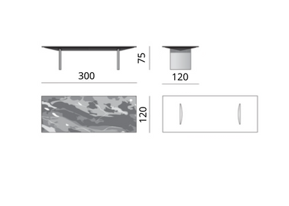 Marble dining table